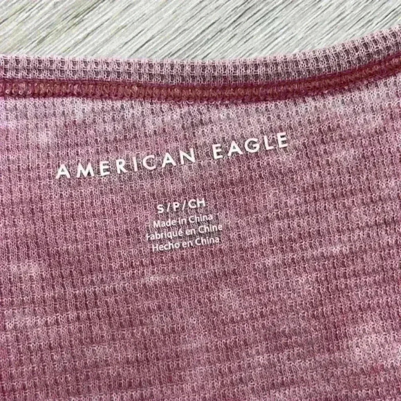 American Eagle Short Sleeve Button Front Top Size S - Picture 5 of 8